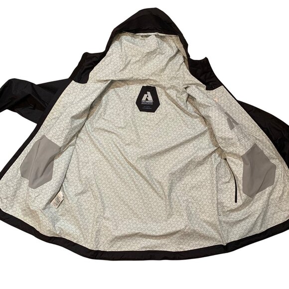 Eddie Bauer First Ascent Whittaker Mountaineering Black Hood Rain Jacket Men XXL - Picture 11 of 13